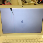 macbook A1342 液晶割れの修理