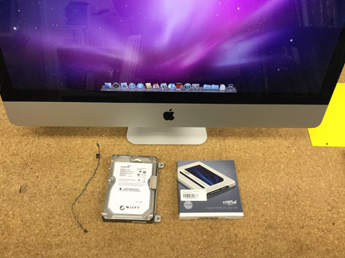 iMac SSD交換