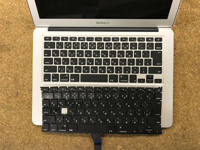 MacBook Air A1466 日本語キーボード交換【在庫あり】 | Mac修理のブログ