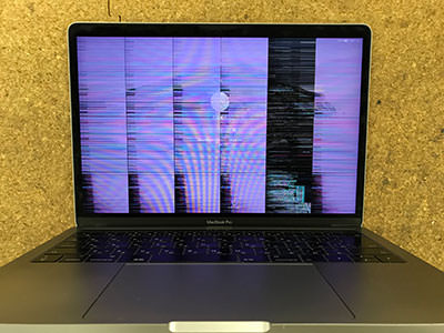 MacBook Pro A1706 画面のちらつき、表示不良の修理 | Mac修理のブログ