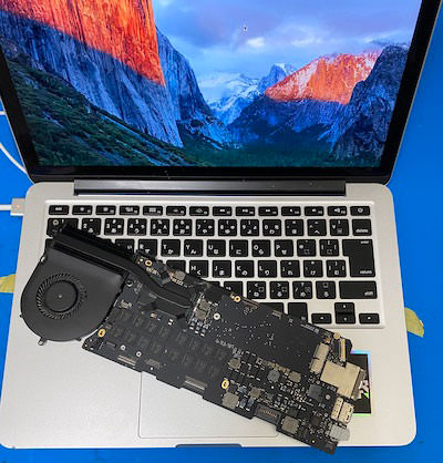 MacBook Pro ロジックボード交換