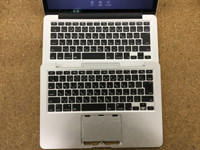 Macbook Pro Retina 13インチ キーボード交換