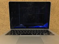 macbook pro 画面の亀裂