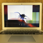 MacBook Air 2017 液晶画面割れの修理