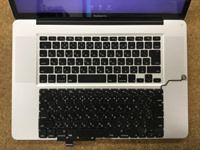 Macbook Pro A1297 17インチ  キーボード交換