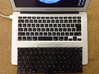 MacBookAir A1466  キーボード交換