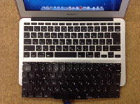MacBookAir A1370 13インチ キーボード交換