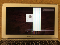 macbook air 液晶修理前
