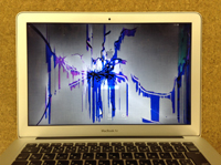 macbook air 液晶割れ