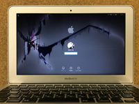 macbook air a1370 画面割れ修理