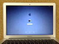 macbook air　液晶交換後