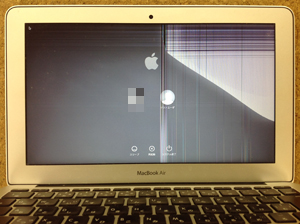 macbook air 液晶割れ