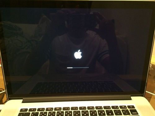 os x yosemite インストール方法8