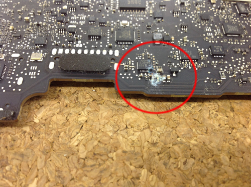 macbook air 水没修理