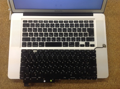 macbook pro A1286 キーボード故障