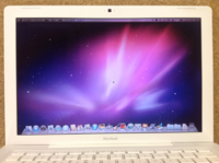 macbook 液晶パネル交換修理後