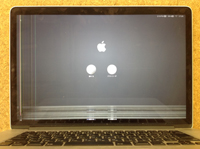 macbook pro retina a1398 液晶割れ