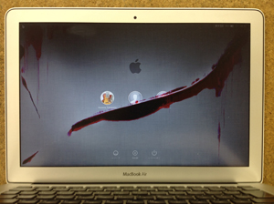 macbook air a1369 液晶割れ