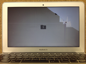 macbook air A1465 液晶割れ