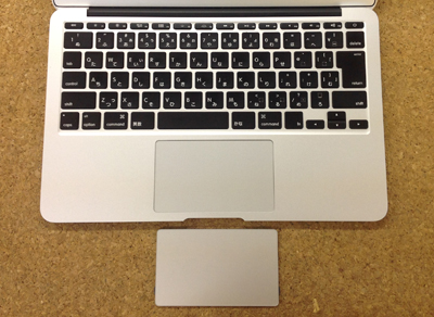 mac book air トラックパッド交換