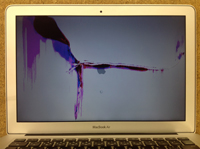 macbook air A1369 液晶割れ