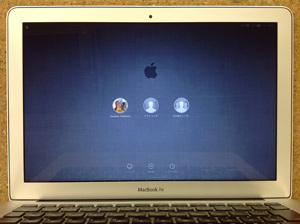 Macbook air A1369 液晶パネル交換