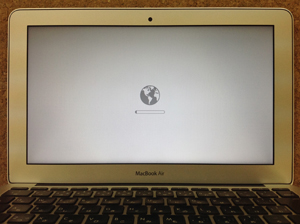 macbook air 液晶パネル交換後