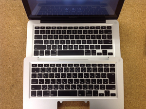 macbookpro キーボード交換