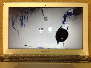 macbook air 液晶割れ