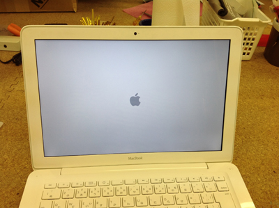 macbook 液晶修理後