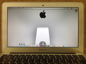 macbook air a1465 画面交換後