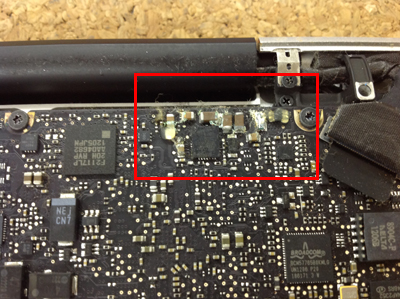 ロジックボード故障