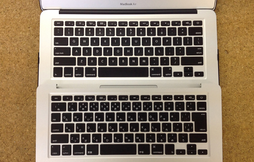 macbook air キーボード交換