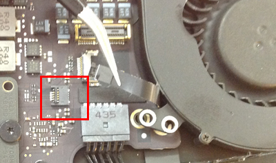 macbook air ファン掃除6