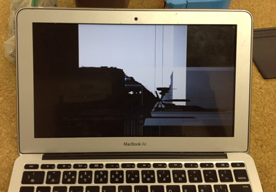 macbook air 修理前