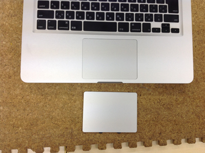 トラックパッド交換