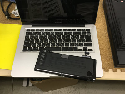 macbookpro バッテリー交換