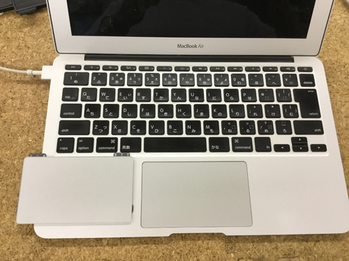 MacbookAir トラックパッド交換
