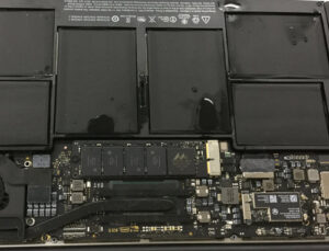 ロジックボード水没