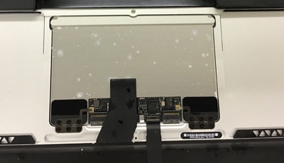 トラックパッド水没