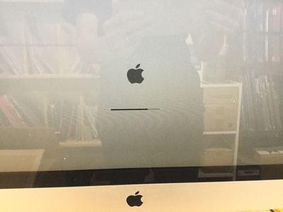 リンゴマークから進まない