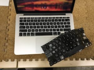 retina キーボード交換