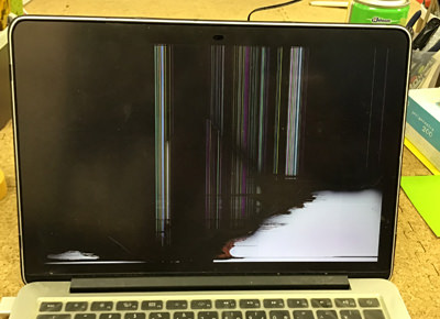 macbook pro 液晶割れ