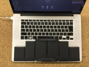 macbook pro 15バッテリー交換