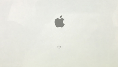 リンゴマークから進まない