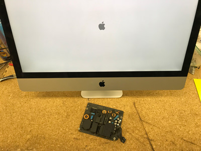 iMac 27 電源が入らない