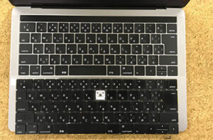 タッチバー　キーボード交換
