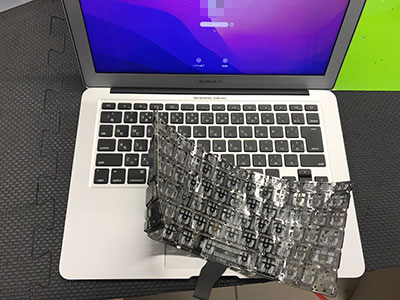 MacBook Air 2017 キーボード交換